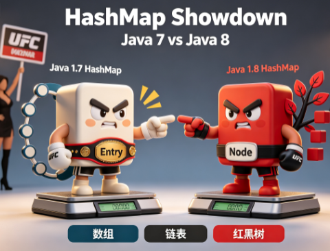 1.7HashMap VS 1.8 HashMap